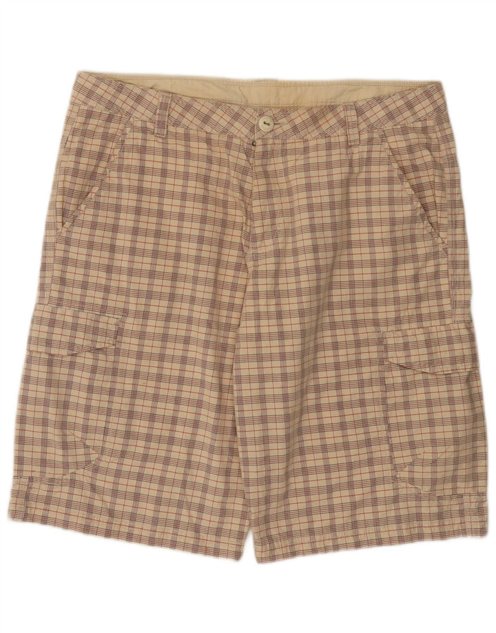 Ανδρικό σορτς Cargo Invicta IT 52 XL W36 Beige Check Cotton
