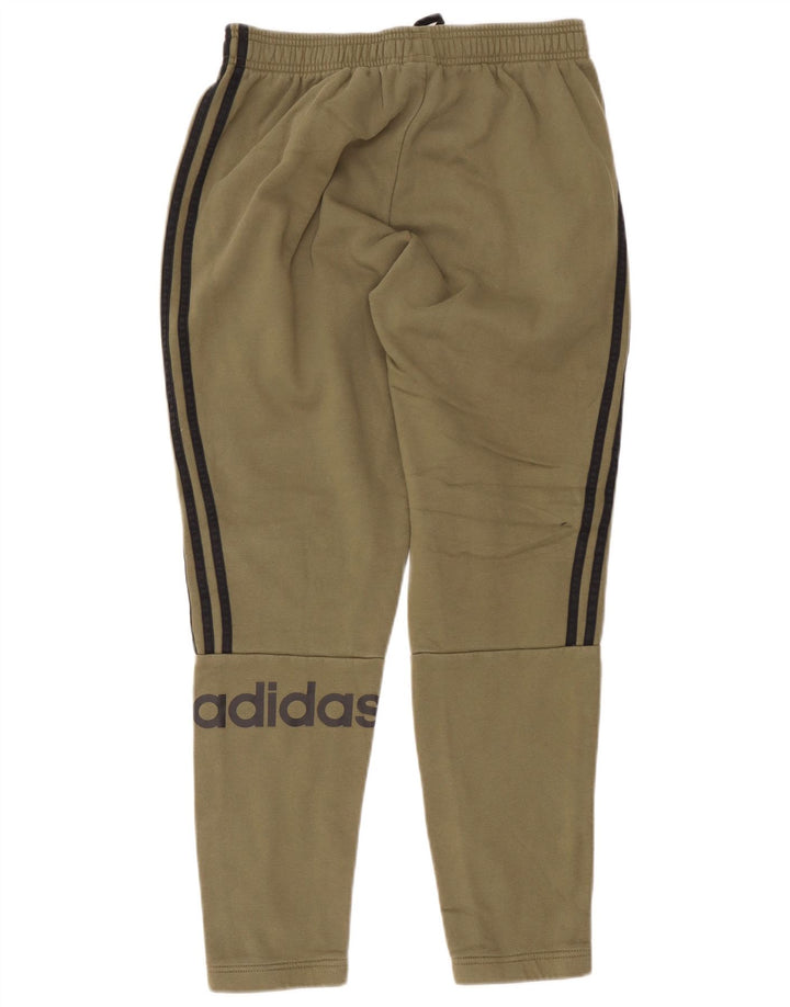 Ανδρική αθλητική φόρμα Adidas Graphic Παντελόνι από μεσαίο χακί βαμβακερό