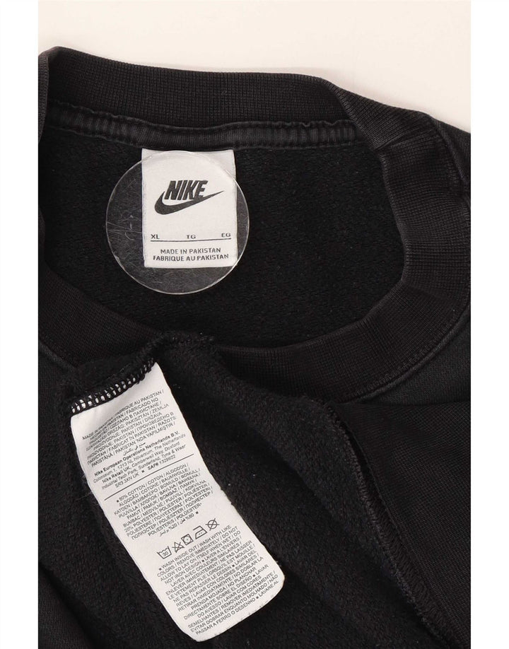 Γυναικείο φούτερ Nike υπερμεγέθη Jumper UK 18 XL Μαύρο βαμβακερό