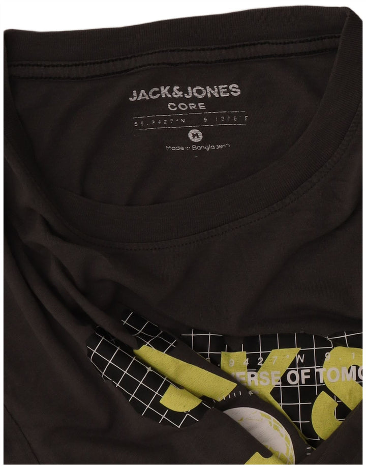 Ανδρικό γραφικό μπλουζάκι Jack & Jones Top Medium Grey