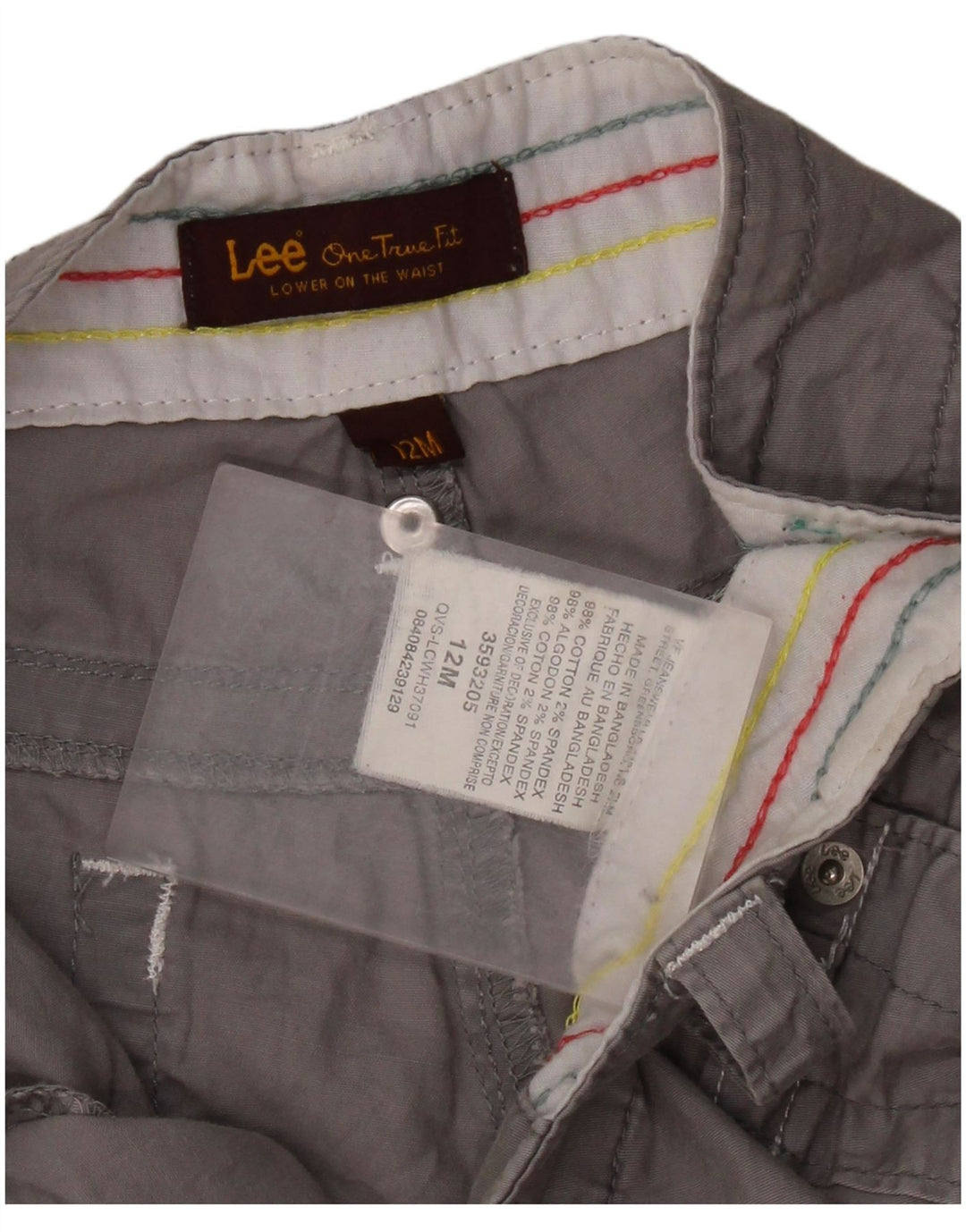 Γυναικείο Casual σορτς LEE US 12 Large W34 Γκρι βαμβακερό