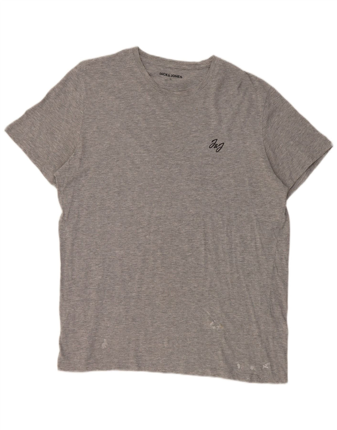 Jack & Jones Ανδρικό T-Shirt Top XL Γκρι βαμβακερό