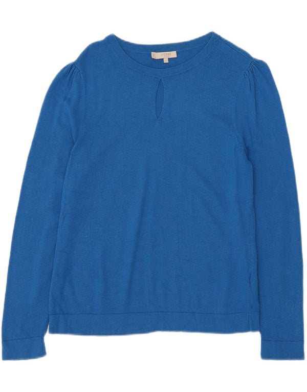 Γυναικείο πουλόβερ Hobbs Boat Neck Jumper UK 12 Medium Blue Viscose