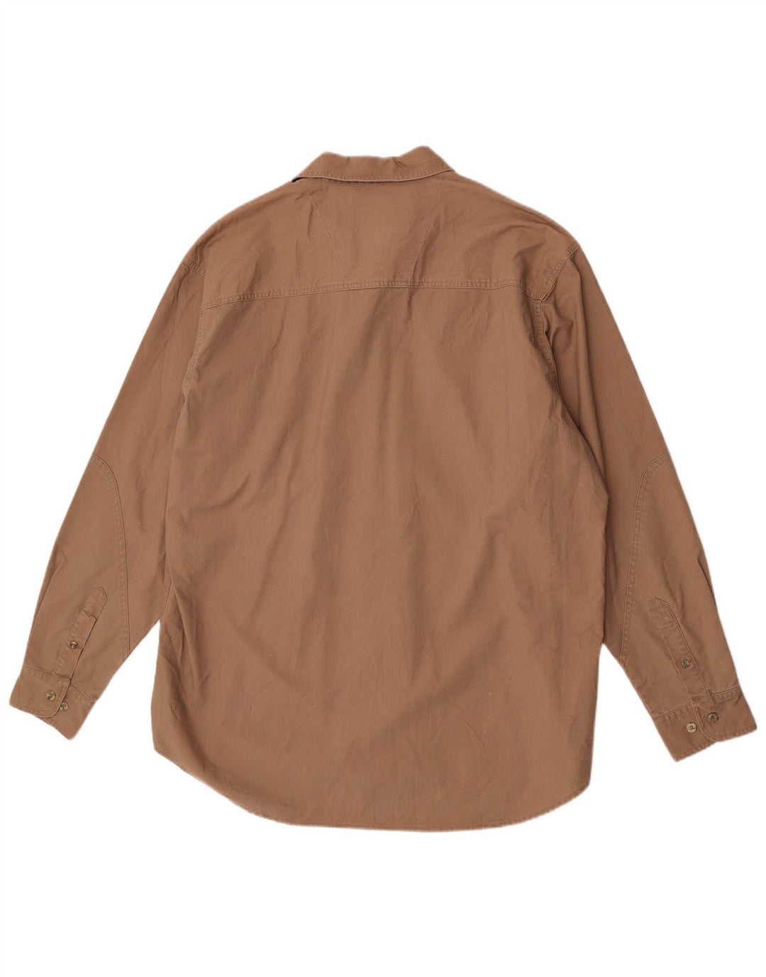 Ανδρικό πουκάμισο Wrangler XL Καφέ βαμβακερό