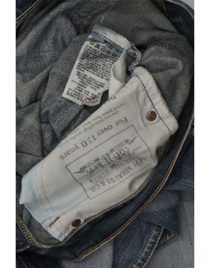 Levi's Womens 512 Distressed Bootcut Jeans W30 L32 Μπλε βαμβακερό