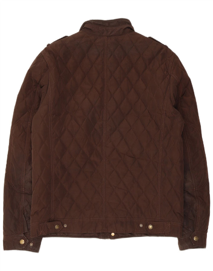 Zara Ανδρικό Καπιτονέ Μπουφάν UK 42 XL Καφέ