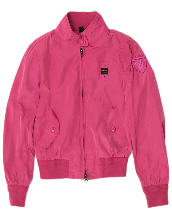 Blauer Girls Bomber Jacket 11-12 Years Pink Polyester