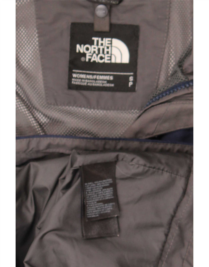 Το North Face γυναικείο μπουφάν βροχής με κουκούλα μεγάλου μεγέθους UK 10 Small Navy Blue