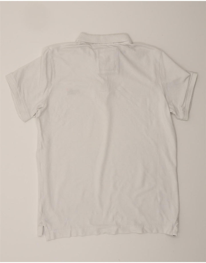 Ανδρικό πουκάμισο SUPERDRY Classic Fit Polo 3XL Λευκό βαμβακερό