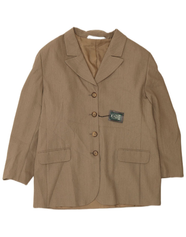 Marks & Spencer Γυναικείο σακάκι blazer 4 κουμπιών St. Michael UK 18 XL Brown