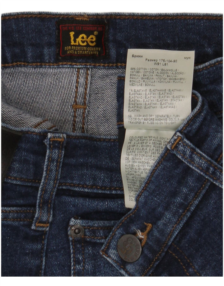 Ανδρικό Slim Jeans LEE W36 L32 Navy Blue Cotton