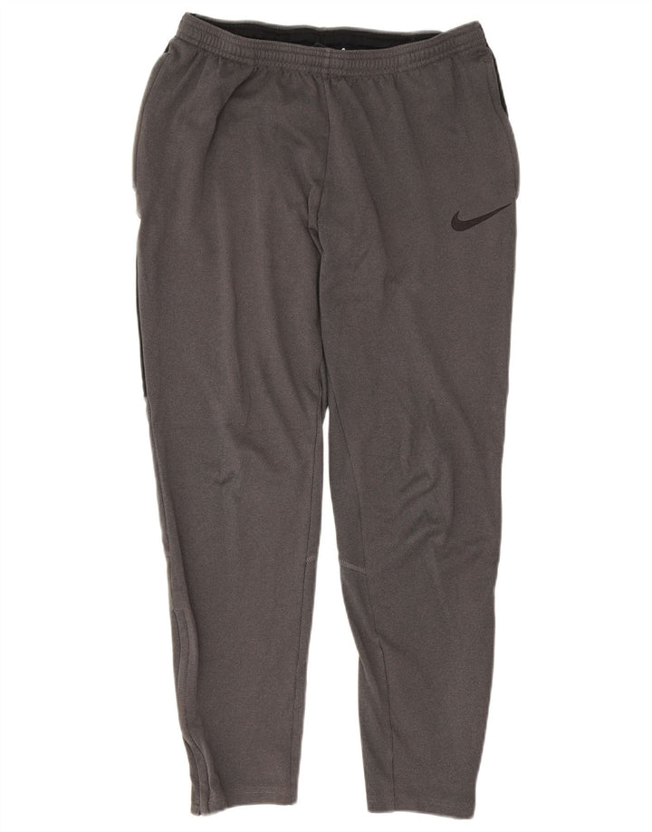 Ανδρικό παντελόνι γυμναστικής Nike Dri Fit Μικρό γκρι πολυεστέρα