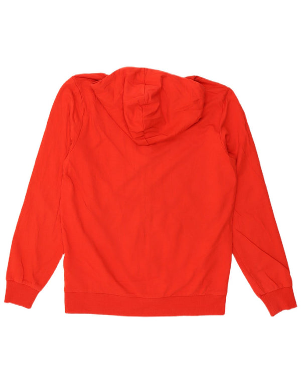 Ανδρικό πουλόβερ με κουκούλα με φερμουάρ Puma, μεσαίο κόκκινο βαμβακερό