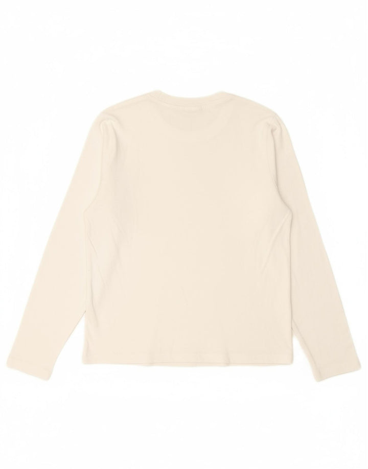 LEVI'S Womens Top Long Sleeve UK 18 XL White Cotton