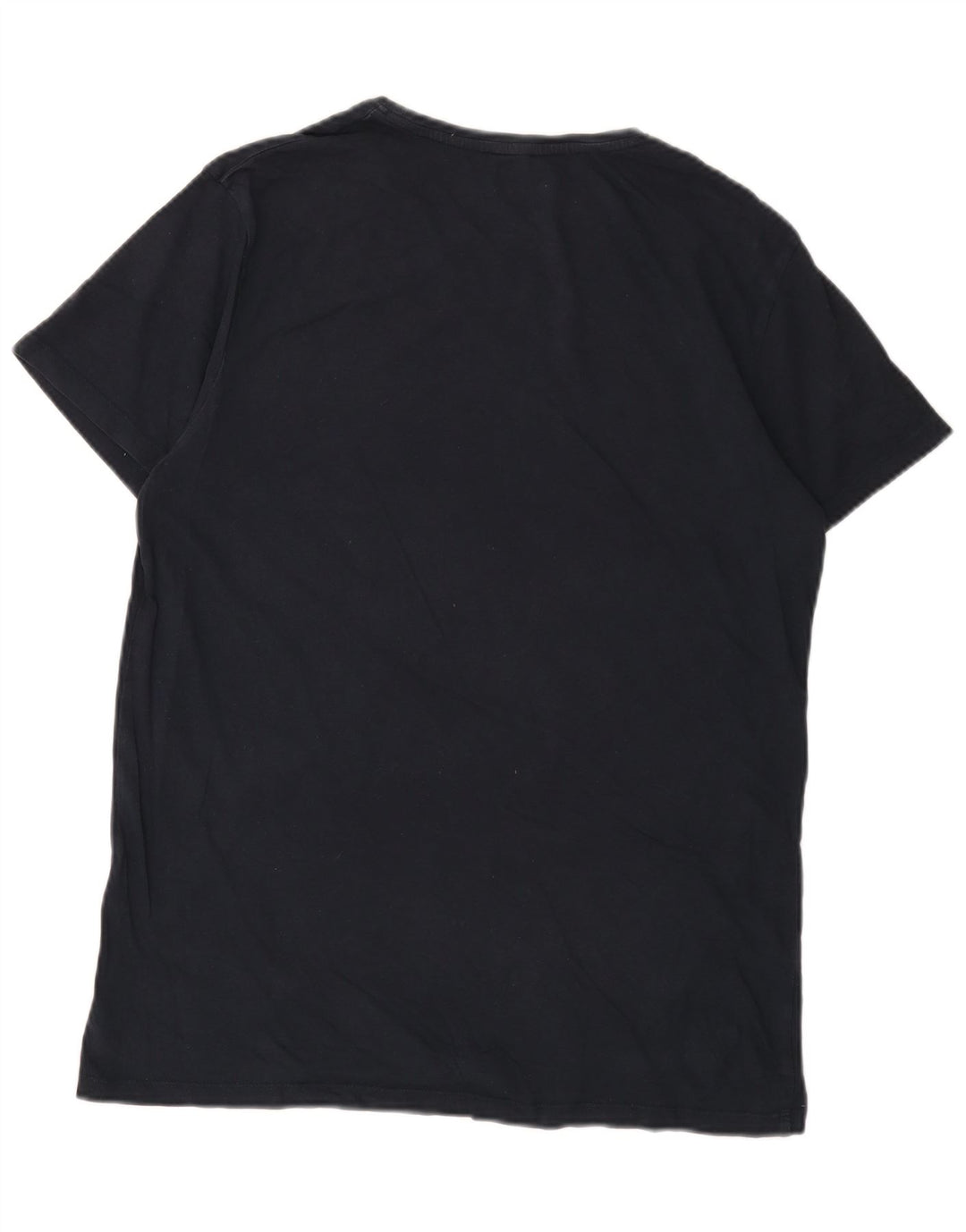 Ανδρικό γραφικό T-Shirt Timberland Top από μεσαίο ναυτικό μπλε βαμβακερό
