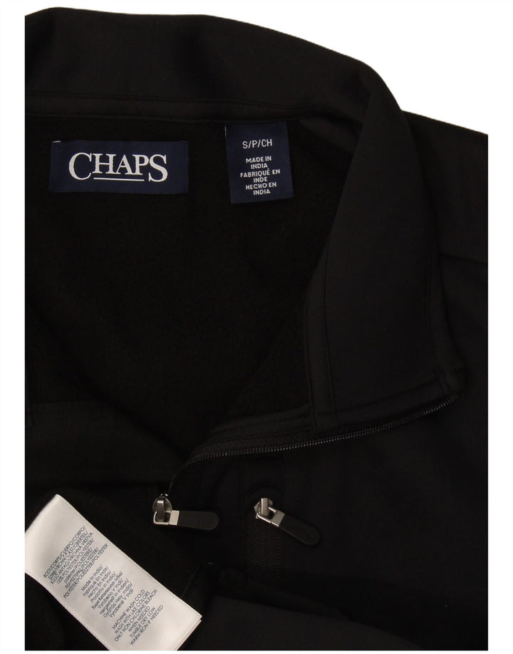 Chaps Ανδρική Αμάνικη αθλητική φόρμα Top Jacket Μικρό Μαύρο Πολυεστέρα