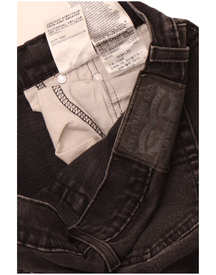 LEVI'S Γυναικείο 511 Slim Jeans W34 L32 Μαύρο βαμβακερό
