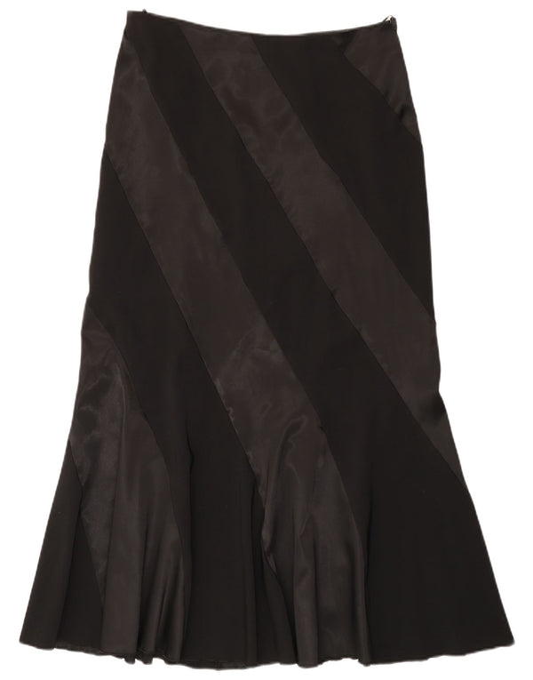 Morgan Γυναικεία Μίντι Τρομπέτα Φούστα EU 40 Medium W30 Black Colourblock