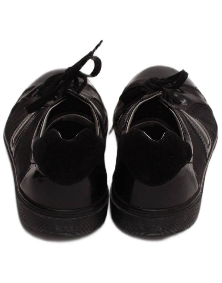 Tod's Mens Sneakers Trainers UK Size 8 Μαύρο