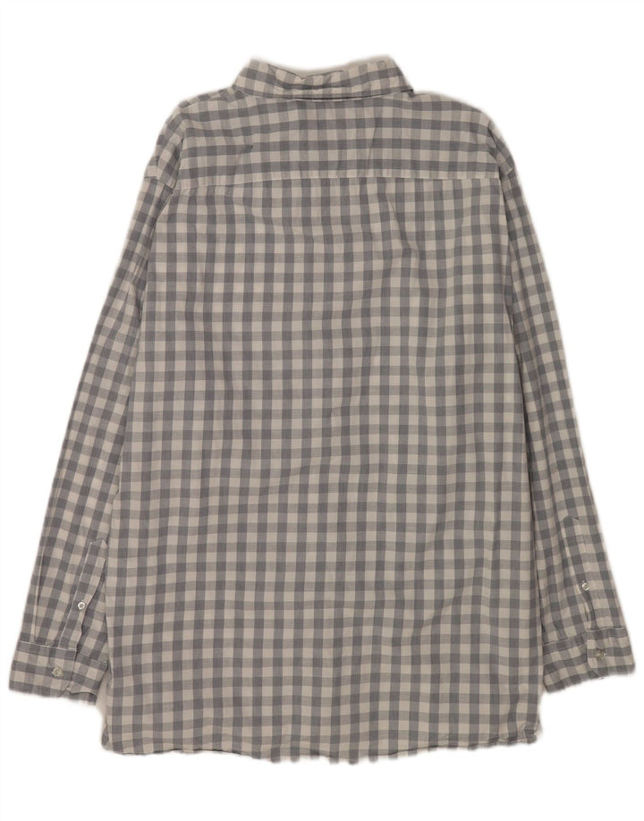 Ανδρικό πουκάμισο Lee Regular Fit 2XL Γκρι βαμβακερό
