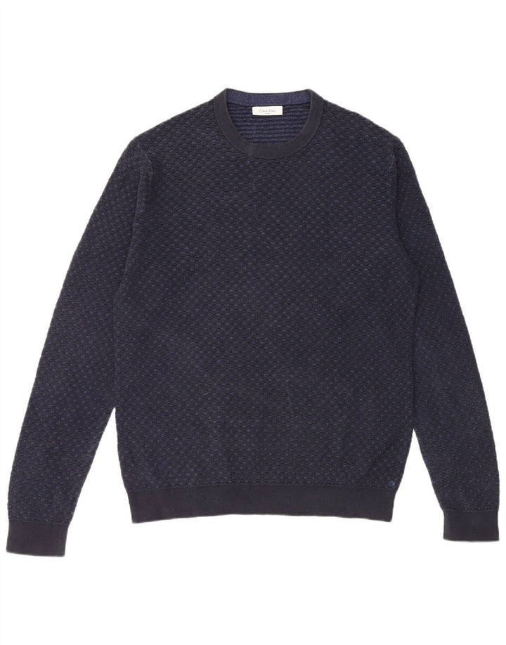 Ανδρικό πουλόβερ Calvin Klein Crew Neck Jumper Μικρό Navy Blue