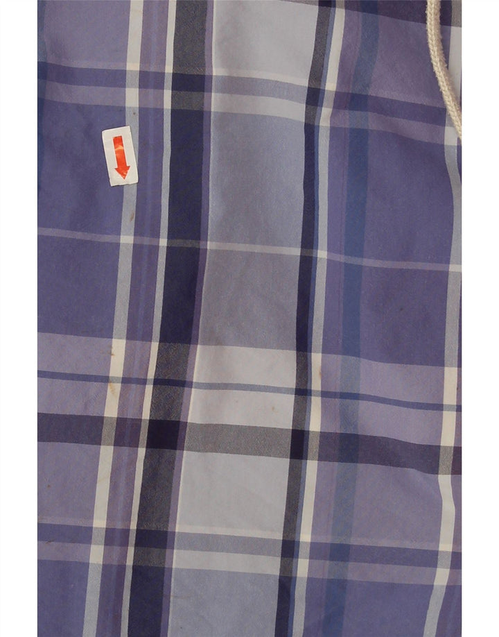 Ανδρικό σορτς κολύμβησης Polo Ralph Lauren με μεσαίο μπλε τσεκ πολυεστέρα