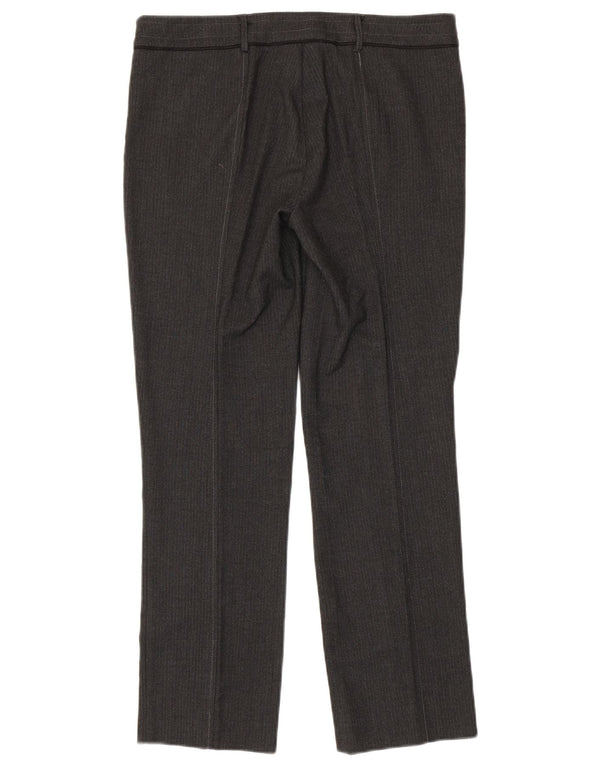 Παντελόνι γυναικείο κοστούμι Biancoghiaccio IT 46 Large W32 L28 Grey Pinstripe