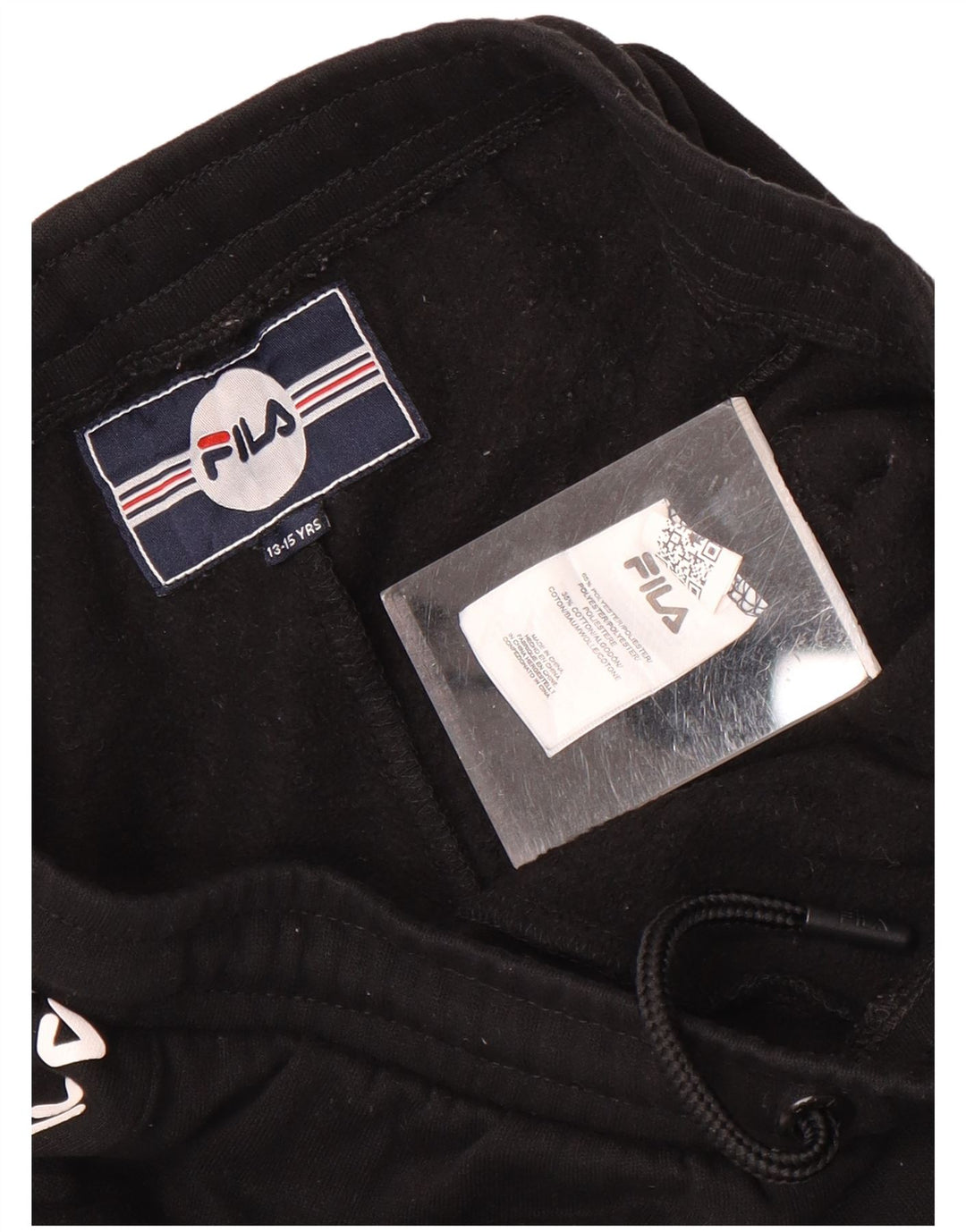 Fila Boys Graphic αθλητική φόρμα παντελόνι Joggers 13-14 ετών μαύρο πολυεστέρα