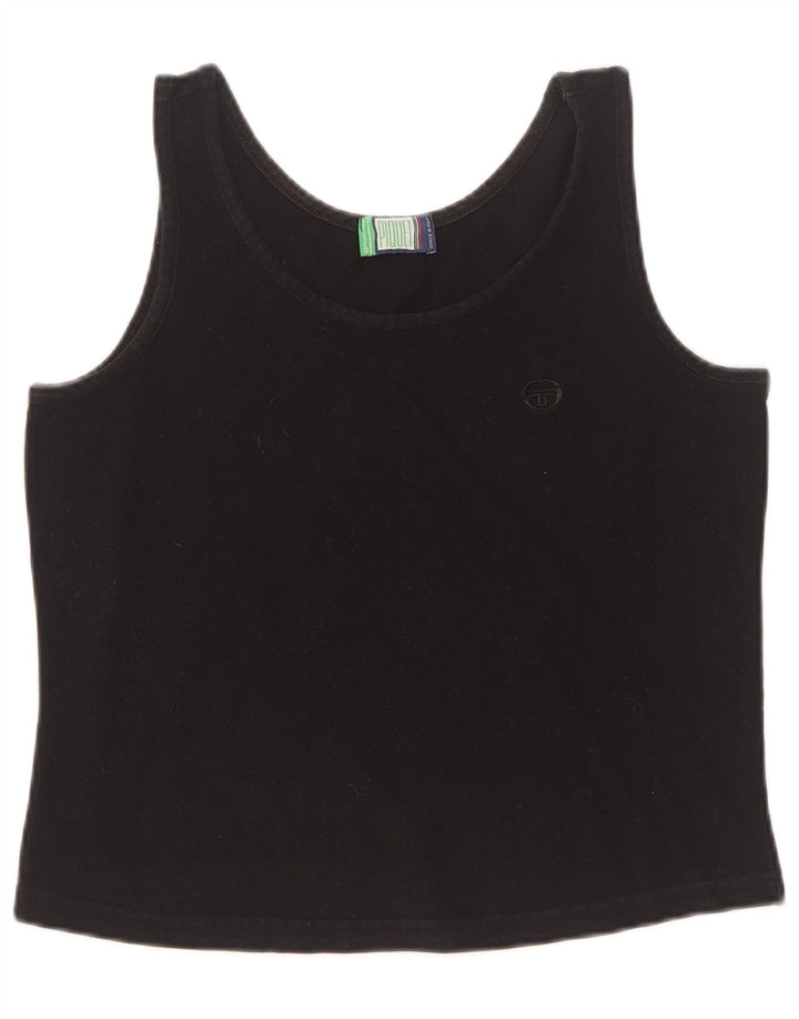 Sergio Tacchini Γυναικείο Crop Vest Top UK 10 Small Black