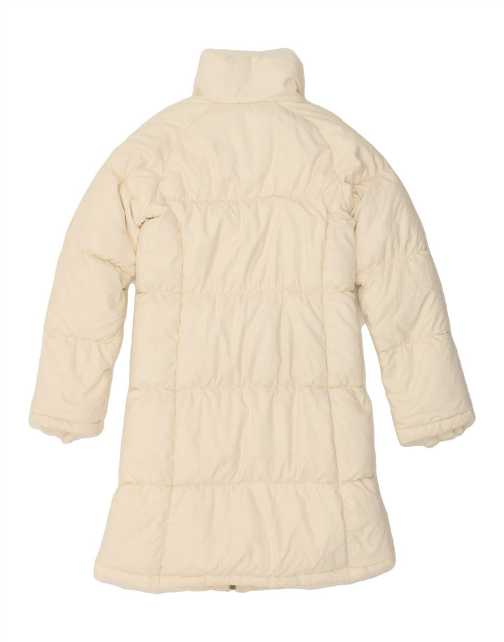 PUMA Womens Padded Coat UK 10 Small Off White Polyester Vintage Puma and Second-Hand Puma from Messina Hembry 