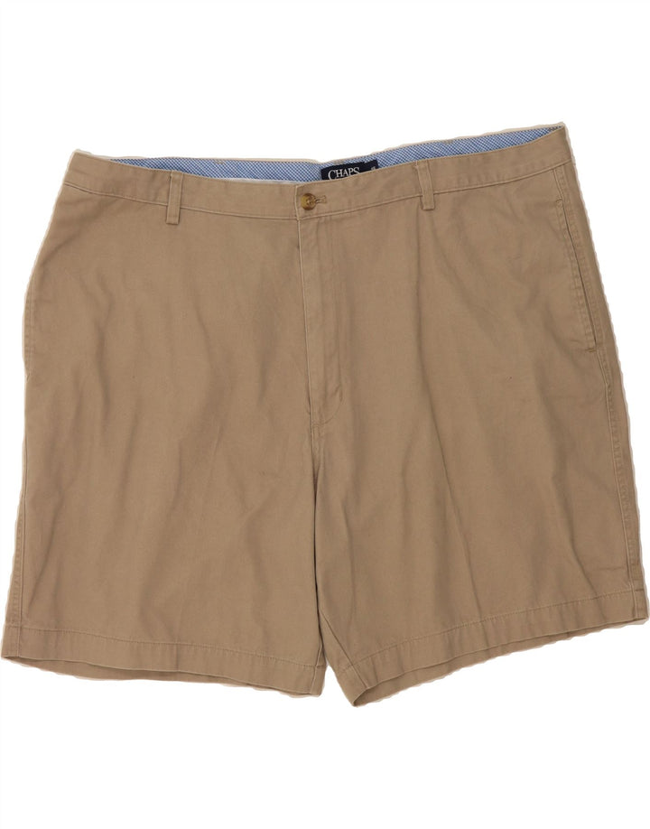 CHAPS Mens Chino Shorts W46 3XL Beige Cotton Vintage Chaps and Second-Hand Chaps from Messina Hembry 