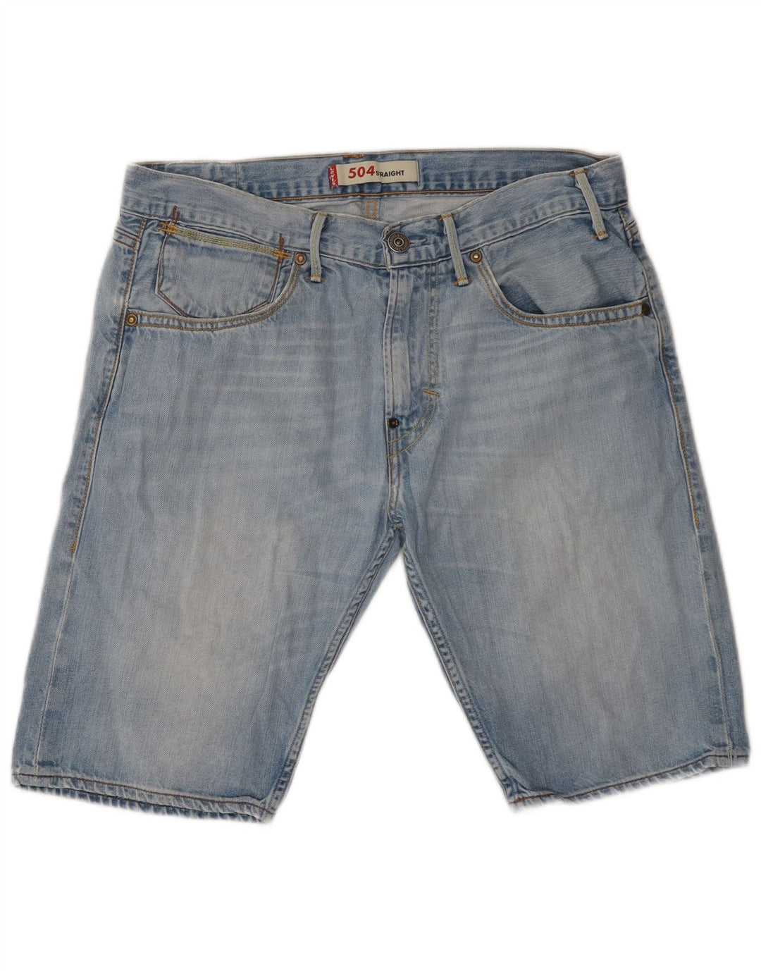 Ανδρικό τζιν σορτς Levi's 504 W32 μεσαίο μπλε βαμβακερό