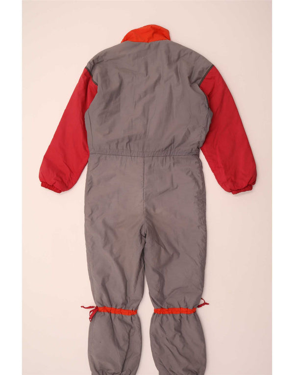 Vintage ανδρική φόρμα για σκι IT 46 Small Grey Colourblock Βαμβακερή