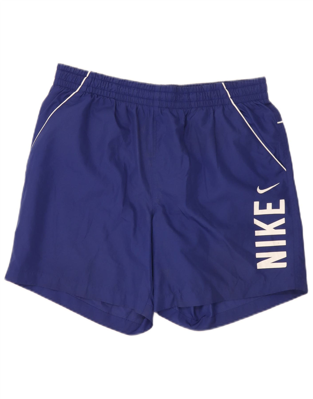 Ανδρικό γραφικό αθλητικό σορτς Nike μεγάλο μπλε πολυεστέρα