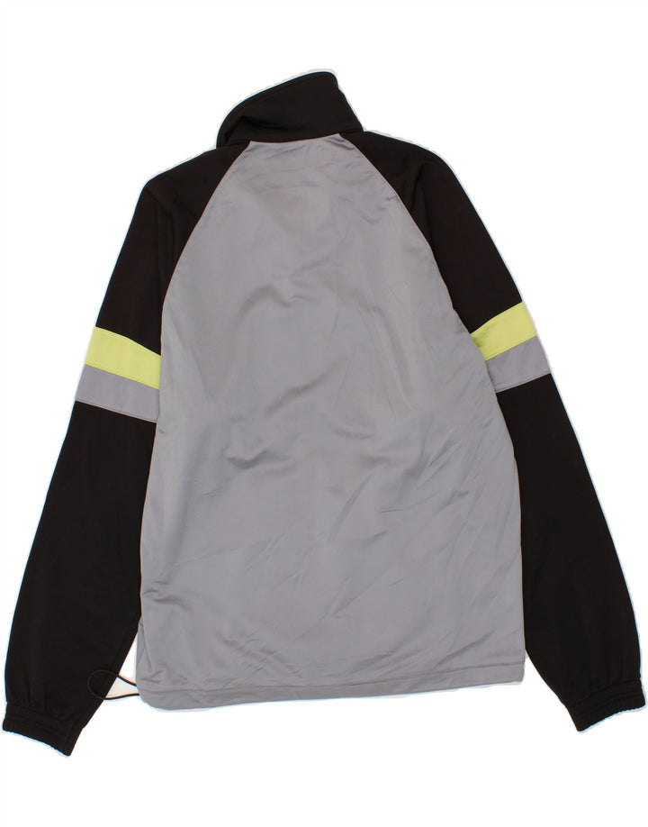 DIADORA Mens Tracksuit Top Jacket IT 48 Medium Grey Colourblock Polyester Vintage Diadora and Second-Hand Diadora from Messina Hembry 