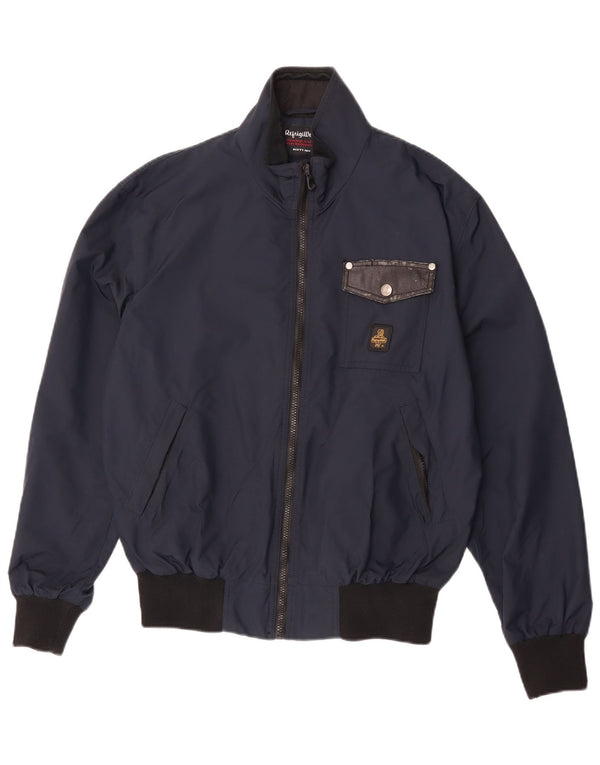 Ανδρικό μπουφάν βροχής Refrigiwear IT 48 Medium Navy Blue Colorblock Nylon