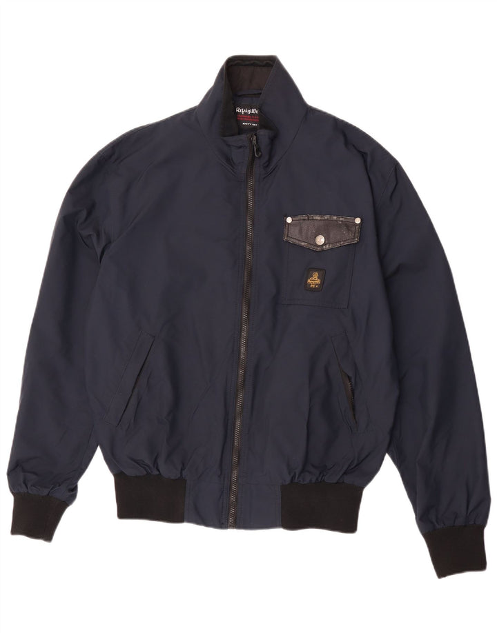 Ανδρικό μπουφάν βροχής Refrigiwear IT 48 Medium Navy Blue Colorblock Nylon