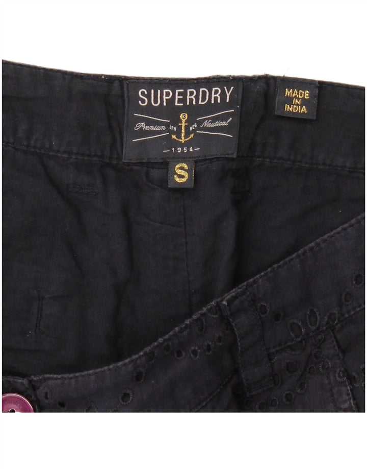 Superdry Γυναικείο Hot Παντελόνι Small W27 Navy Blue Floral