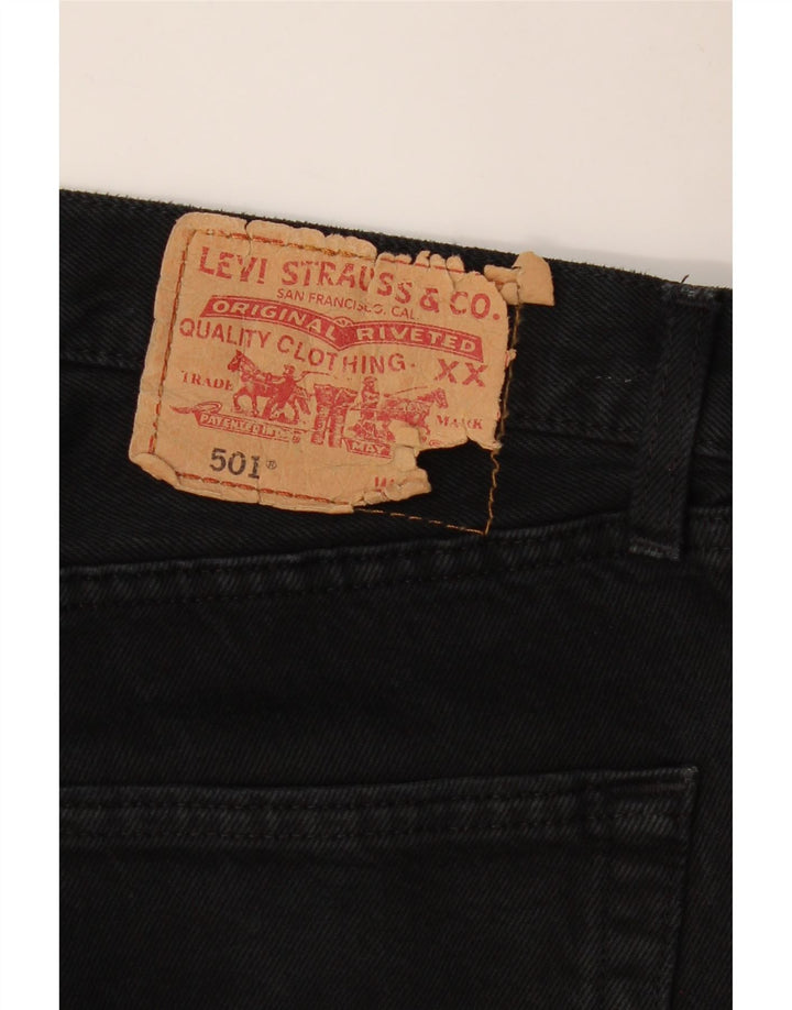 LEVI'S Ανδρικό τζιν 501 ίσιο W32 L31 Μαύρο