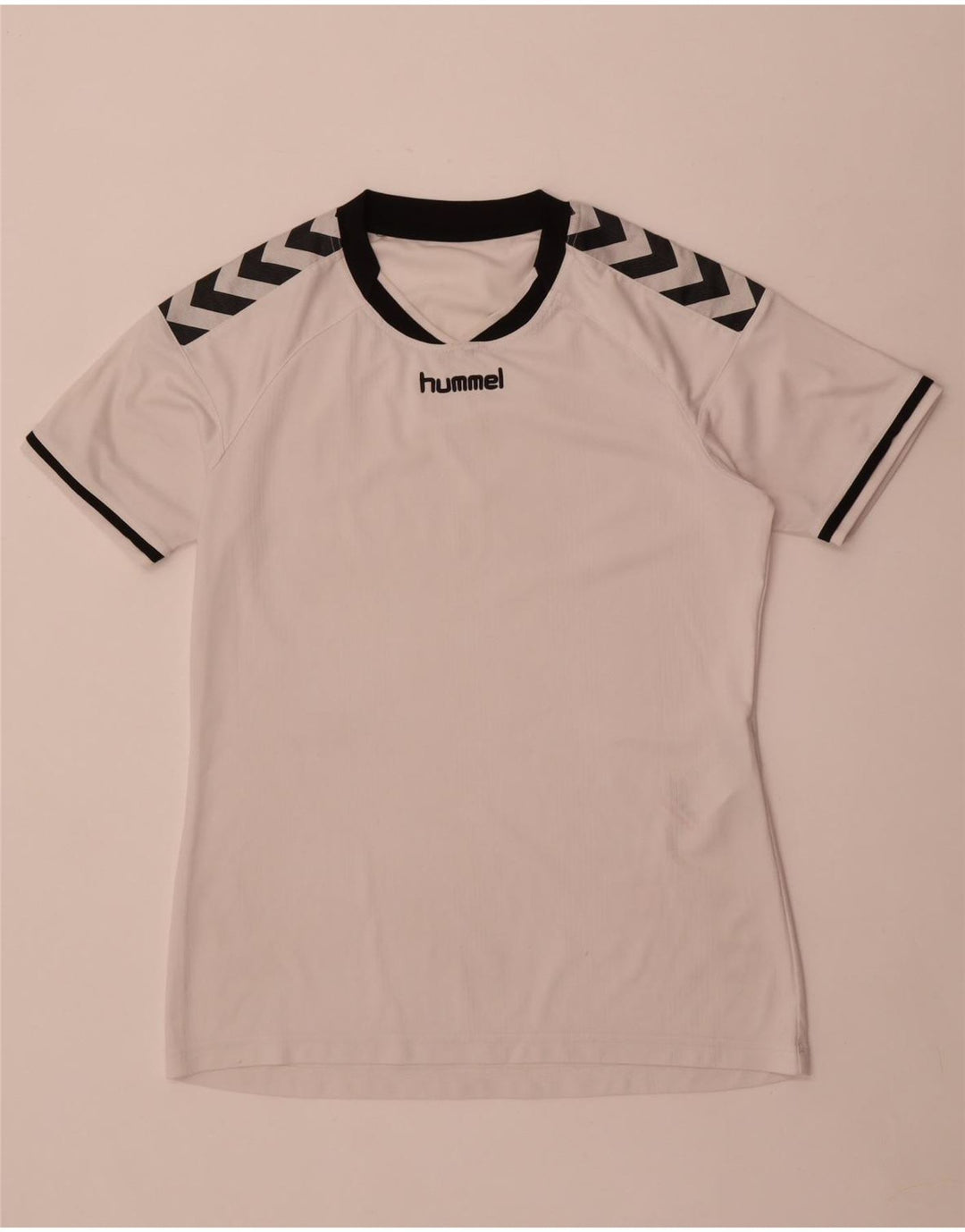 Ανδρικό γραφικό T-Shirt Hummel Top Μεσαίο Λευκό Πολυεστέρας