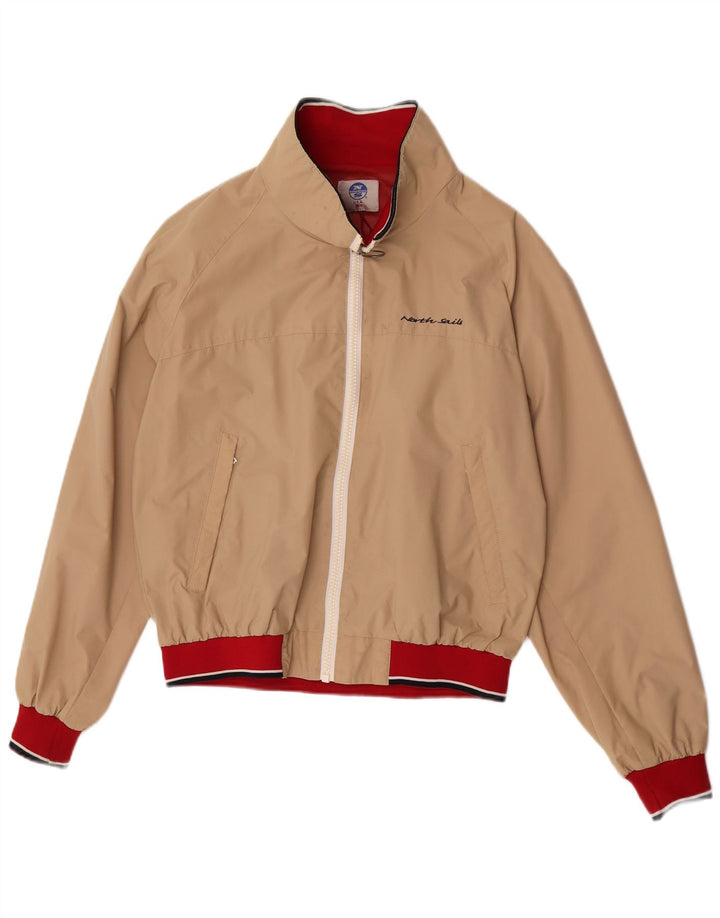 Ανδρικό μπουφάν North Sails UK 38 Medium Beige Colourblock Polyamide