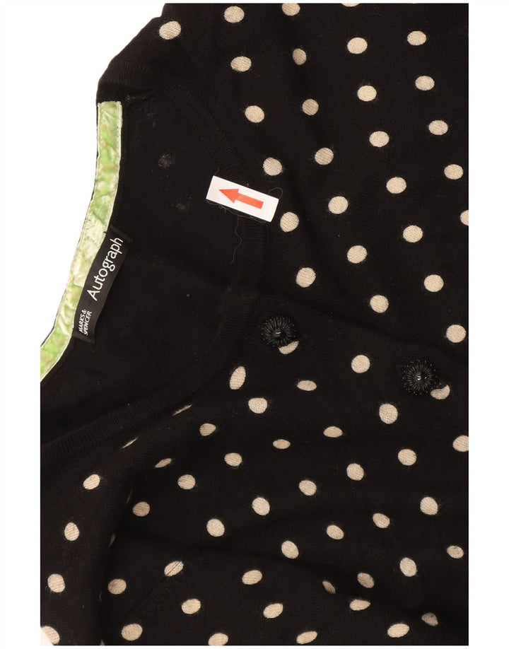 Marks & Spencer Γυναικείο πουλόβερ Cardigan Autograph UK 14 Medium Black