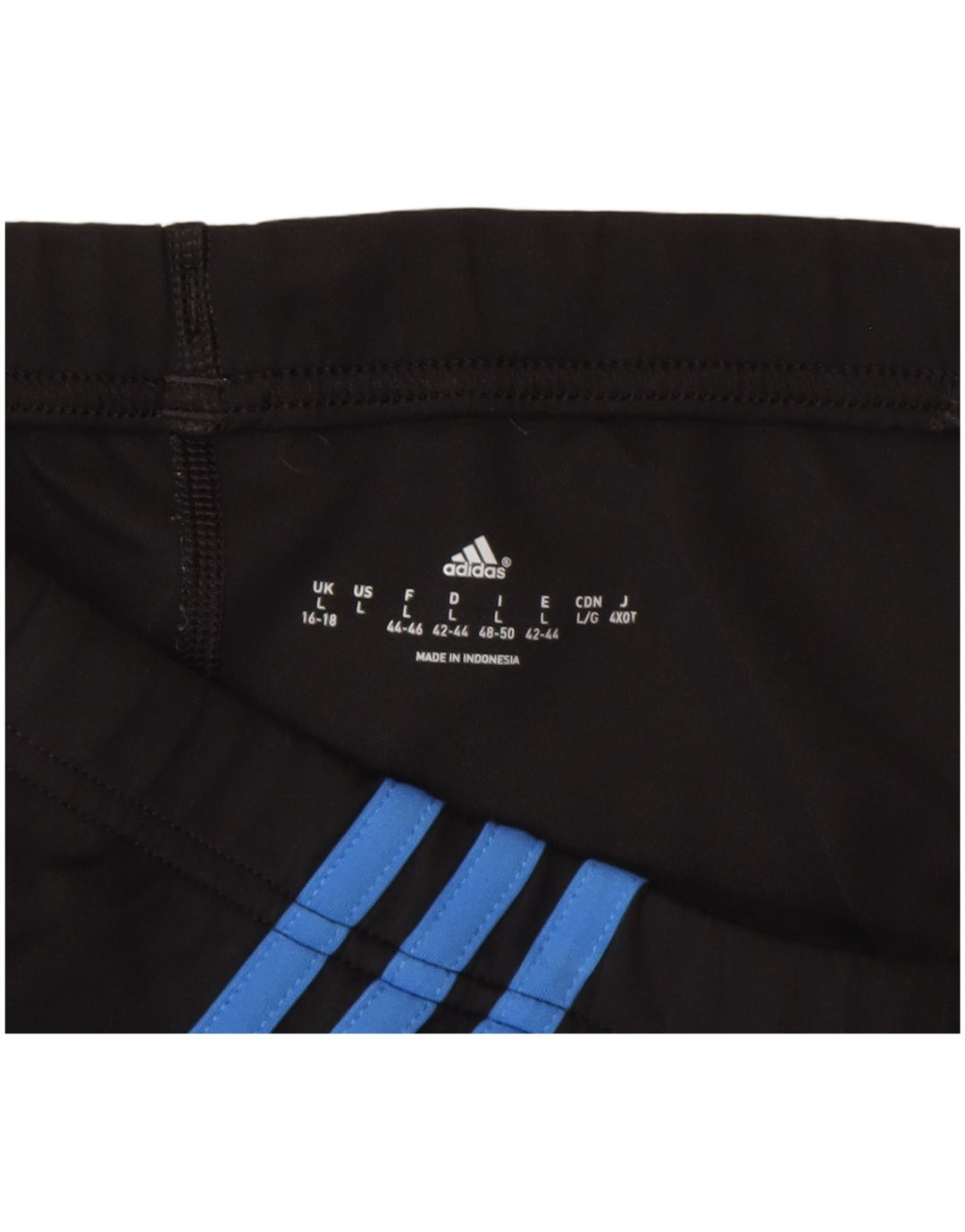 Adidas Γυναικεία Κάπρι Κολάν UK 16/18 Μεγάλο μαύρο πολυεστέρα