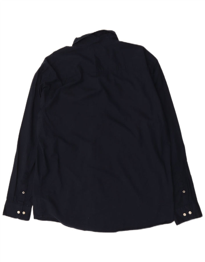 Ανδρικό πουκάμισο Jack & Jones 2XL Navy Blue Cotton