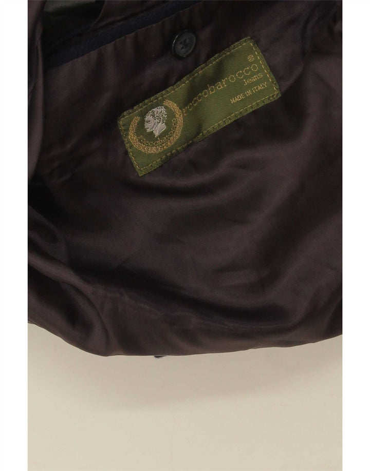 Roccobarocco Ανδρικό μπλέιζερ με 3 κουμπιά μπουφάν UK 40 Large Navy Blue