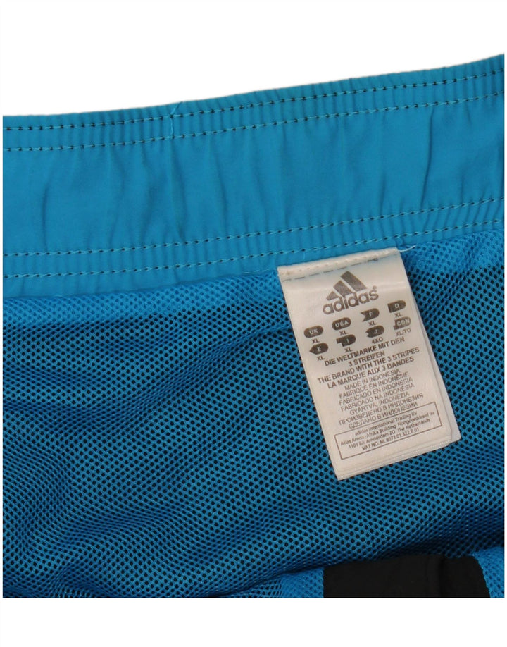 Ανδρικό γραφικό σορτς κολύμβησης ADIDAS XL μαύρο πολυεστέρα