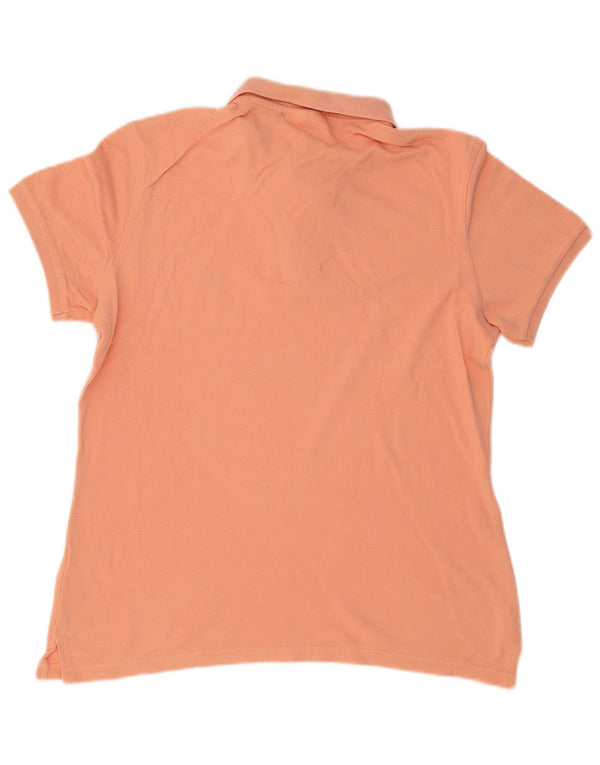 Ανδρικό μπλουζάκι πόλο LACOSTE Νούμερο 4 Μεσαίο Ροζ Βαμβακερό