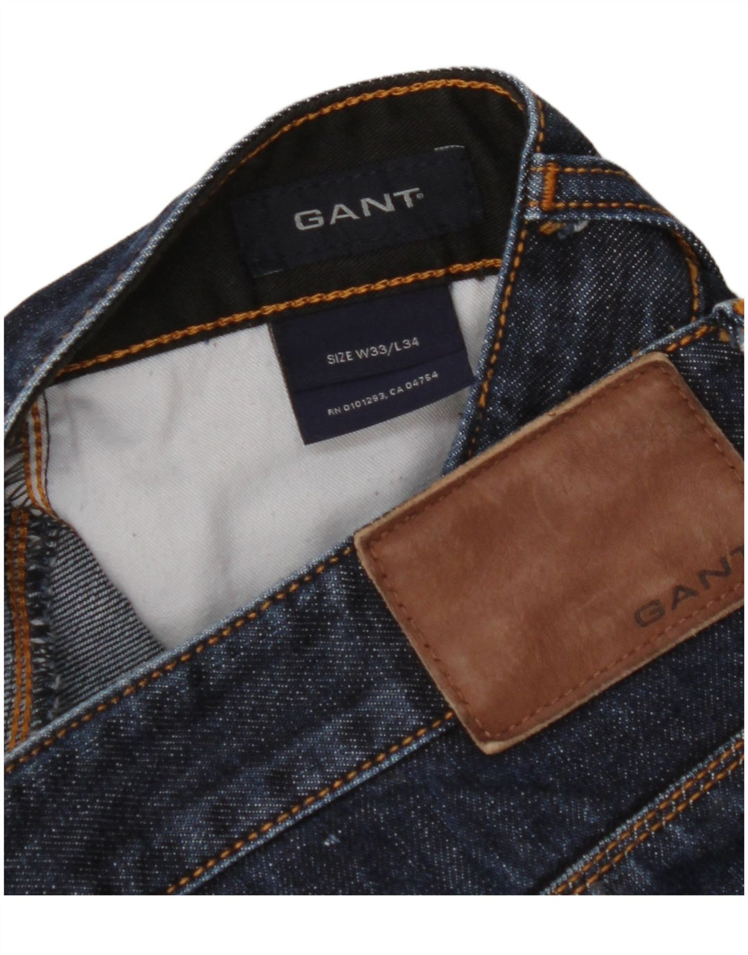 Ανδρικό τζιν GANT ίσιο W33 L34 Navy Blue
