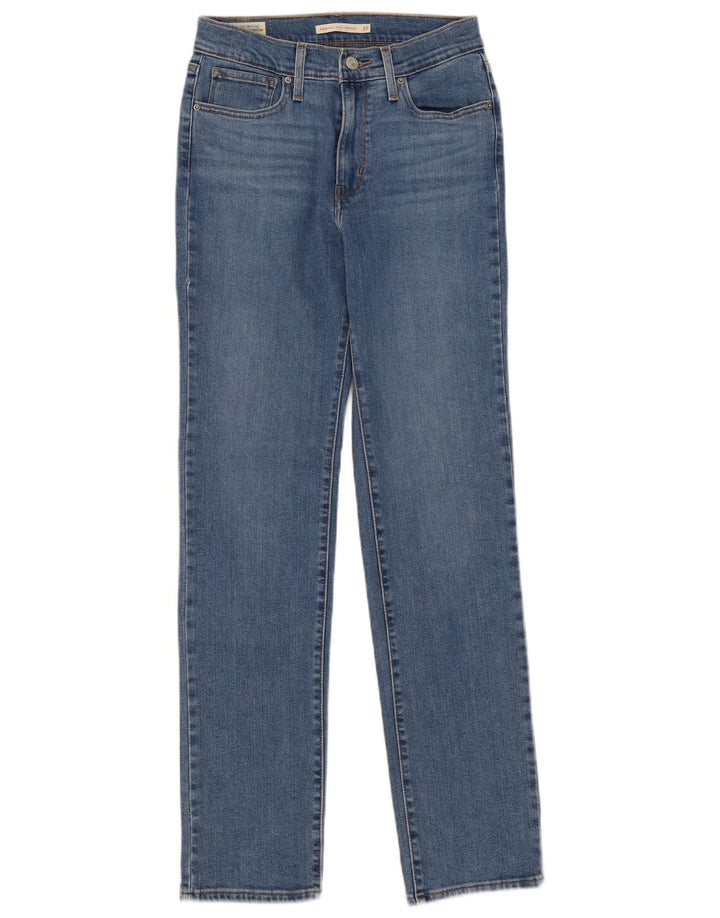 Γυναικείο τζιν Levi's 724 ψηλό ίσιο W27 L30 μπλε