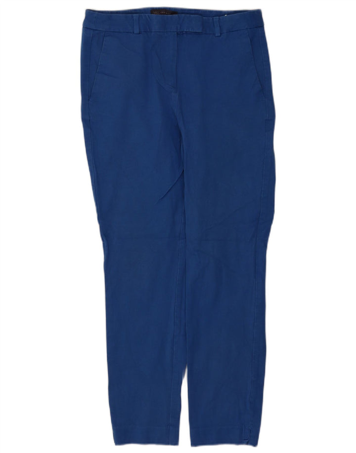 Marks & Spencer Γυναικείο Slim Παντελόνι UK 12 Medium W30 L28 Blue Viscose